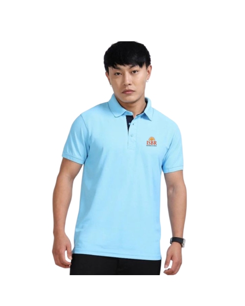 Greys&Blues AeroPiq Polo Tshirt- Sky Blue